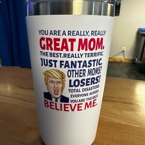 Funny Mom Tumbler with Trump Design